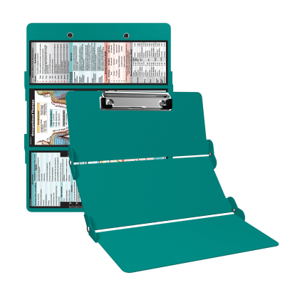 WhiteCoat Clipboard® Trifold - Teal Occupational Therapy Edition